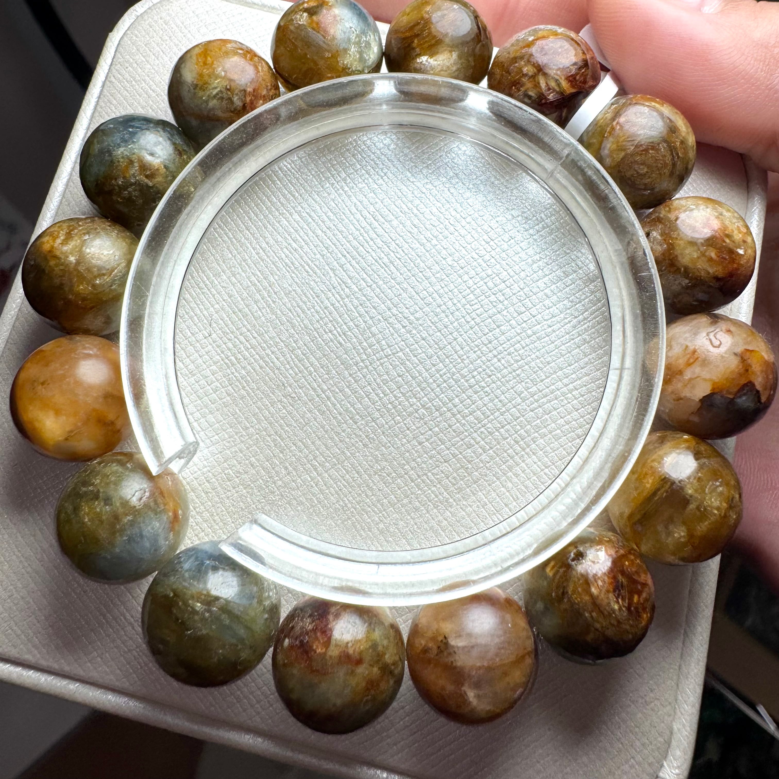 no.ラ1 ライモナイトインカイヤナイト 約12.9-13.4mm