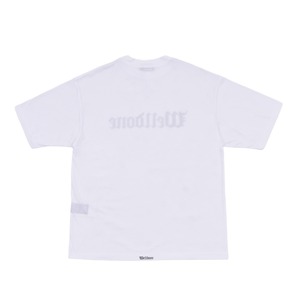 【WE11DONE】BLACK GOTHIC LOGO SHORT-SLEEVED T-SHIRT