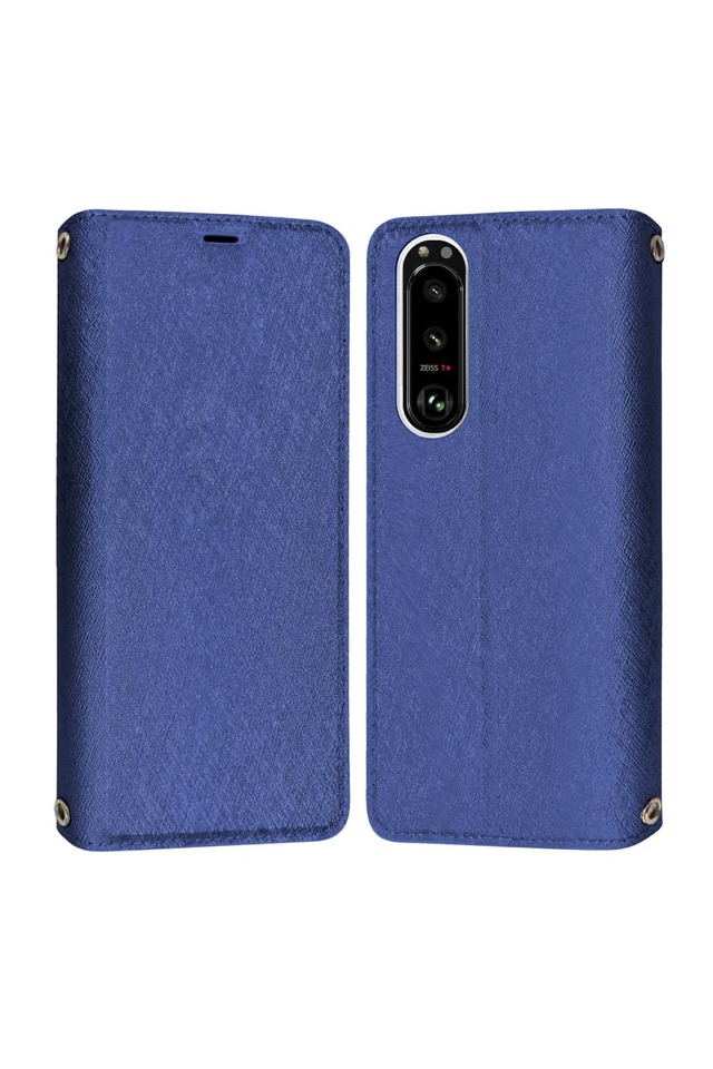 シズカウィル Xperia 5 iii SO-53B SOG05 ケース カバー スリム Deep Blue