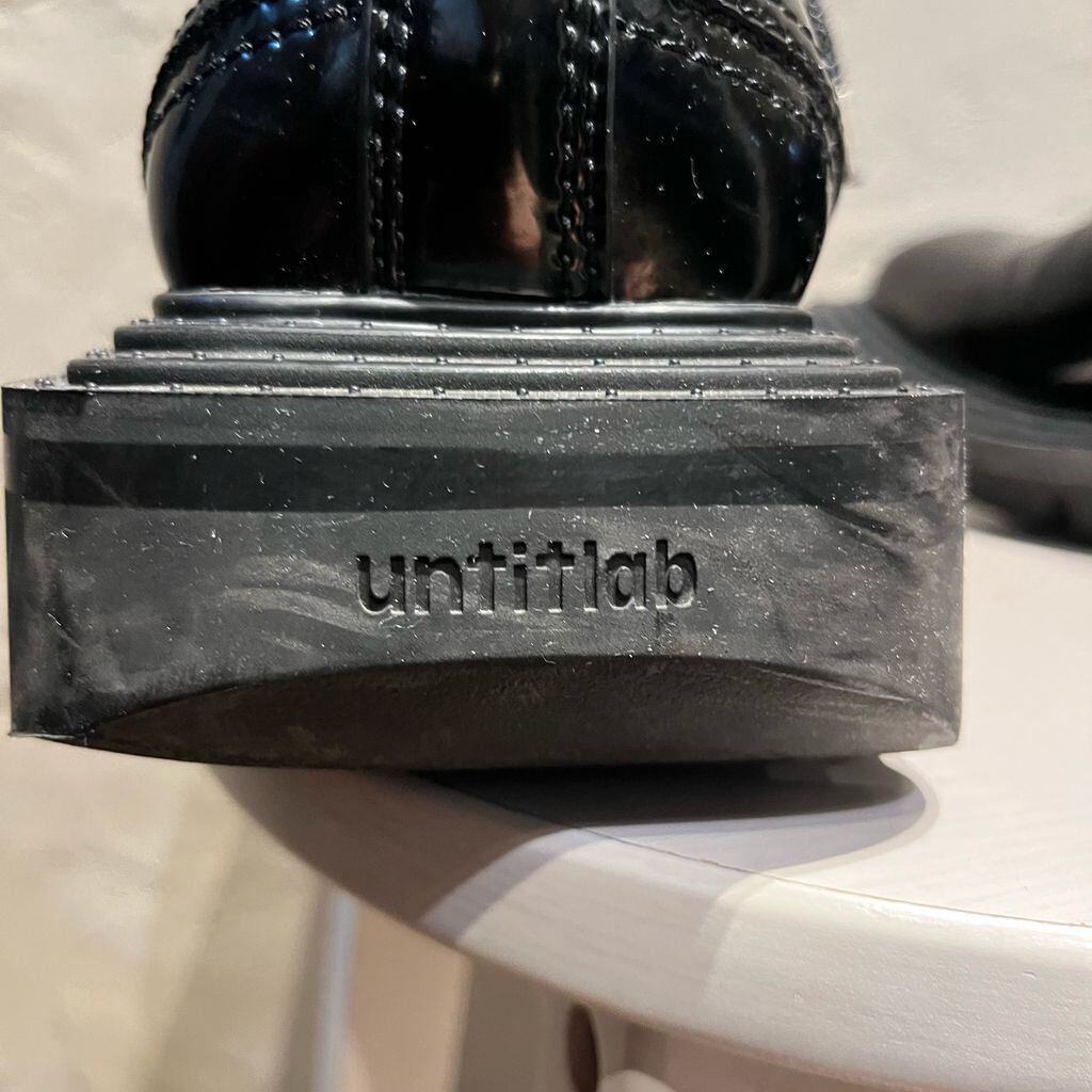 Untitlab アンタイトル Square Plain Toe Leather Shoes Untitlab アンタイトル Square Plain Toe Leather Shoes