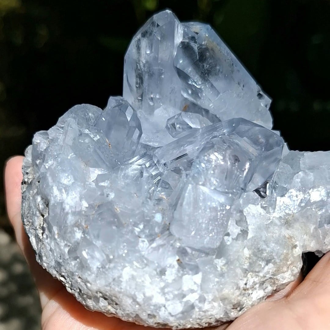 カルサイト セレスタイン 共生鉱 アフガニスタン 62.5g セレスタイト