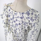 社交ダンス 衣装 スタンダード ドレス ワンピース レッスンウェア パーティドレス Da Vistosa ドニャヴィストーサ ホワイト系 ブルー系 白 青 花柄 レース 光沢感 ラインストーン エレガント レッスン用 ダンス用 発表会 フォーマル 派手 きれいめ ストレッチ 着心地良い 厚手 丈長 おしゃれ 体型カバー オールシーズン