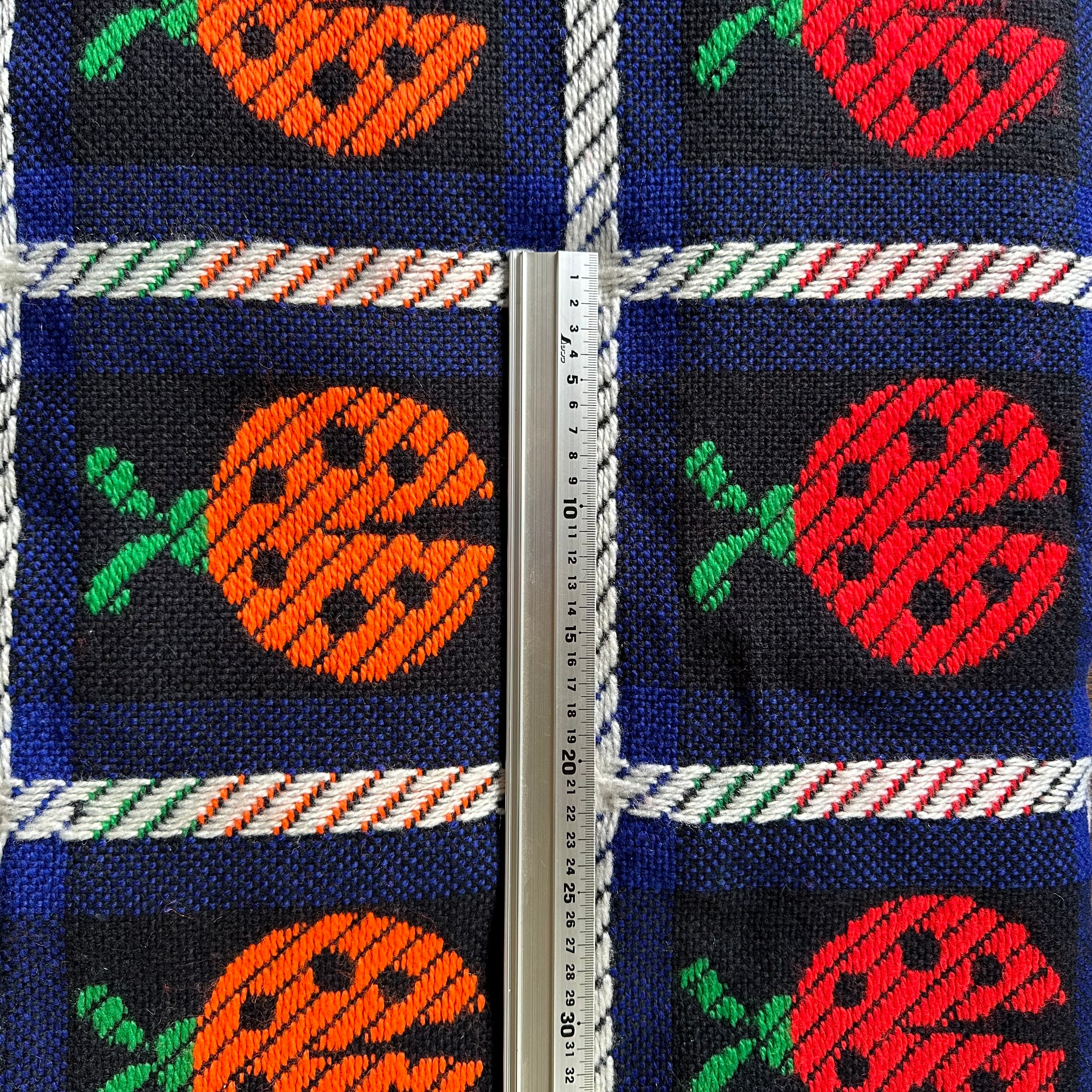 レトロ こたつカバー 180cm×180cm てんとう虫 マルチクロス 膝掛け