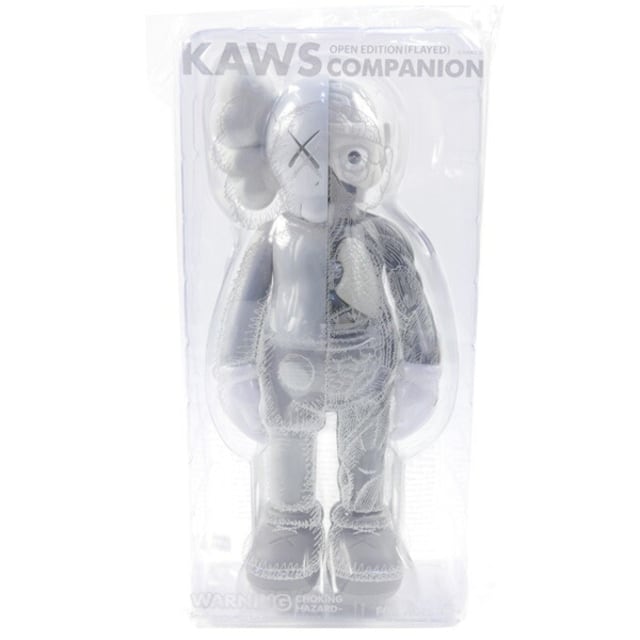 カウズ ロバート・ラザリー二 フィギュア グレー KAWS カウズ ×MEDICOM TOY KAWS COMPANION (ROBERT LAZZARINI version
