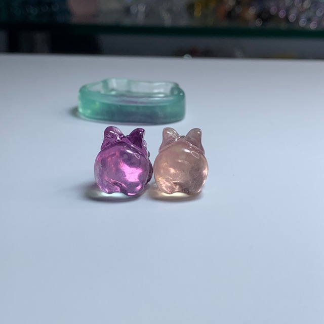 03.可愛いフローライト･うさぎさんセット