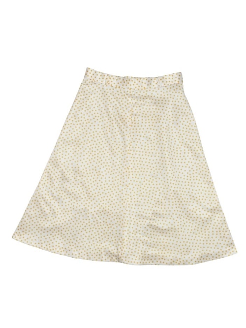 DoReMi Unique Series – Yellow Polka Dot Flare Skirt