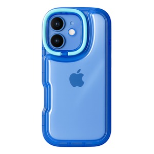 角がまぁるいスタンドケース（ブルー）