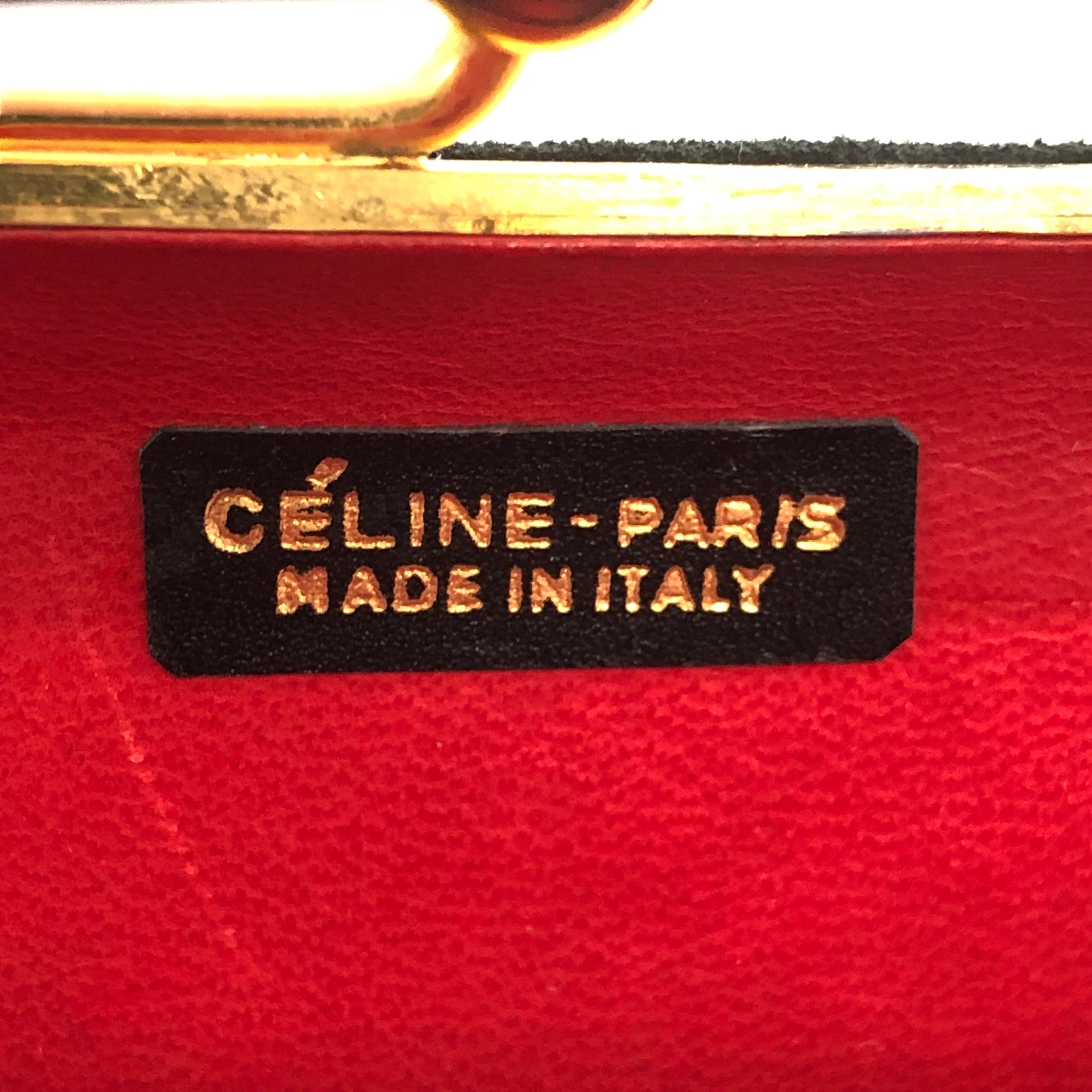 ★CELINE セリーヌ   ショルダーバッグ ブラック ホースキャリッジ スエード バニティバッグ チェーン a875h8 CELINE セリーヌ ショルダーバッグ ブラック ホースキャリッジ