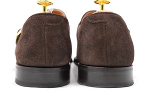 【CHEANEY】WALTER Monk Strap BRN Suede 7 (Second Hand)