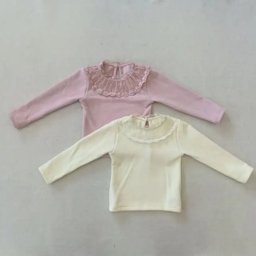 AIAI［取寄］rose lace collar tee  26winter