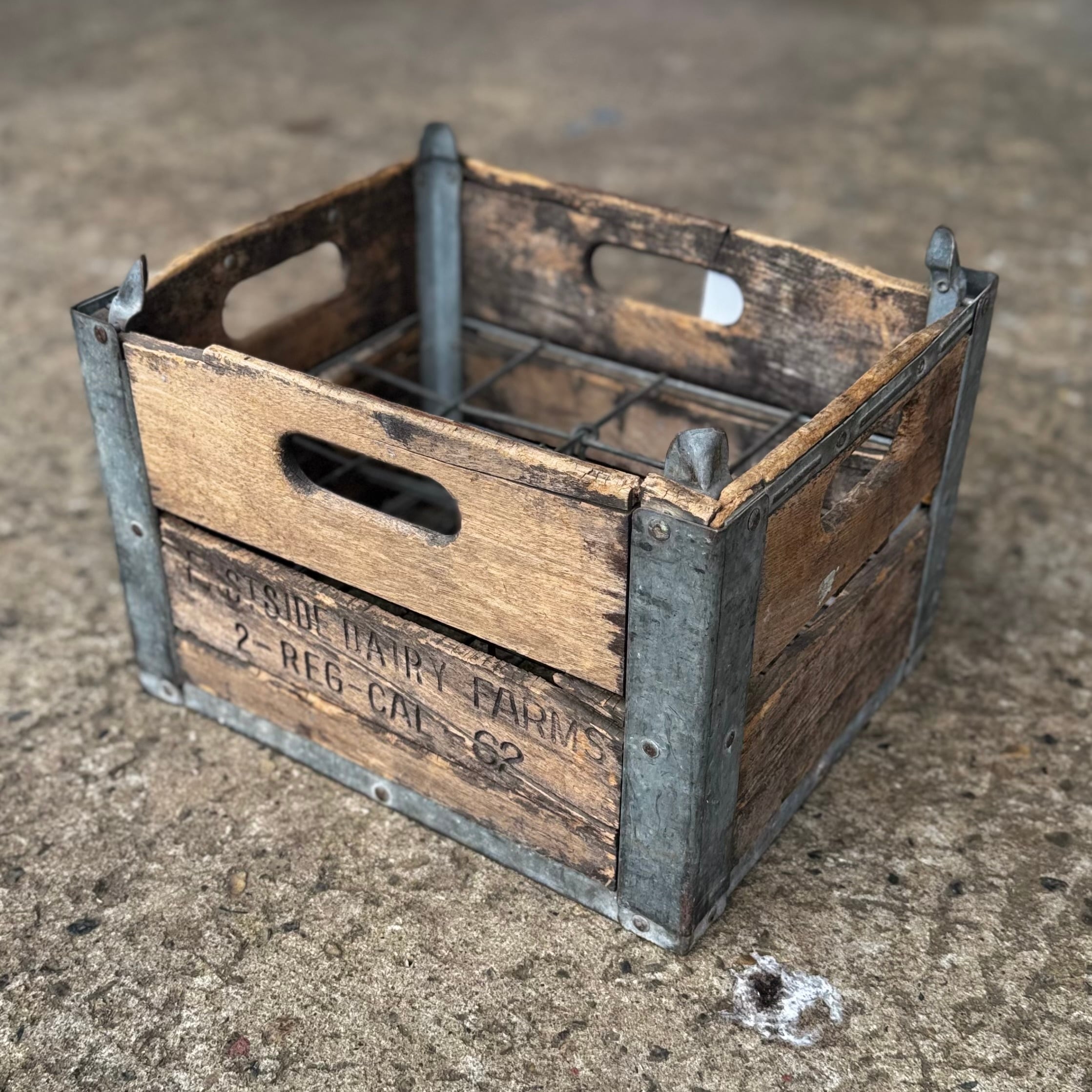 1962 California Dairy Milk Crate | BLASTMAN