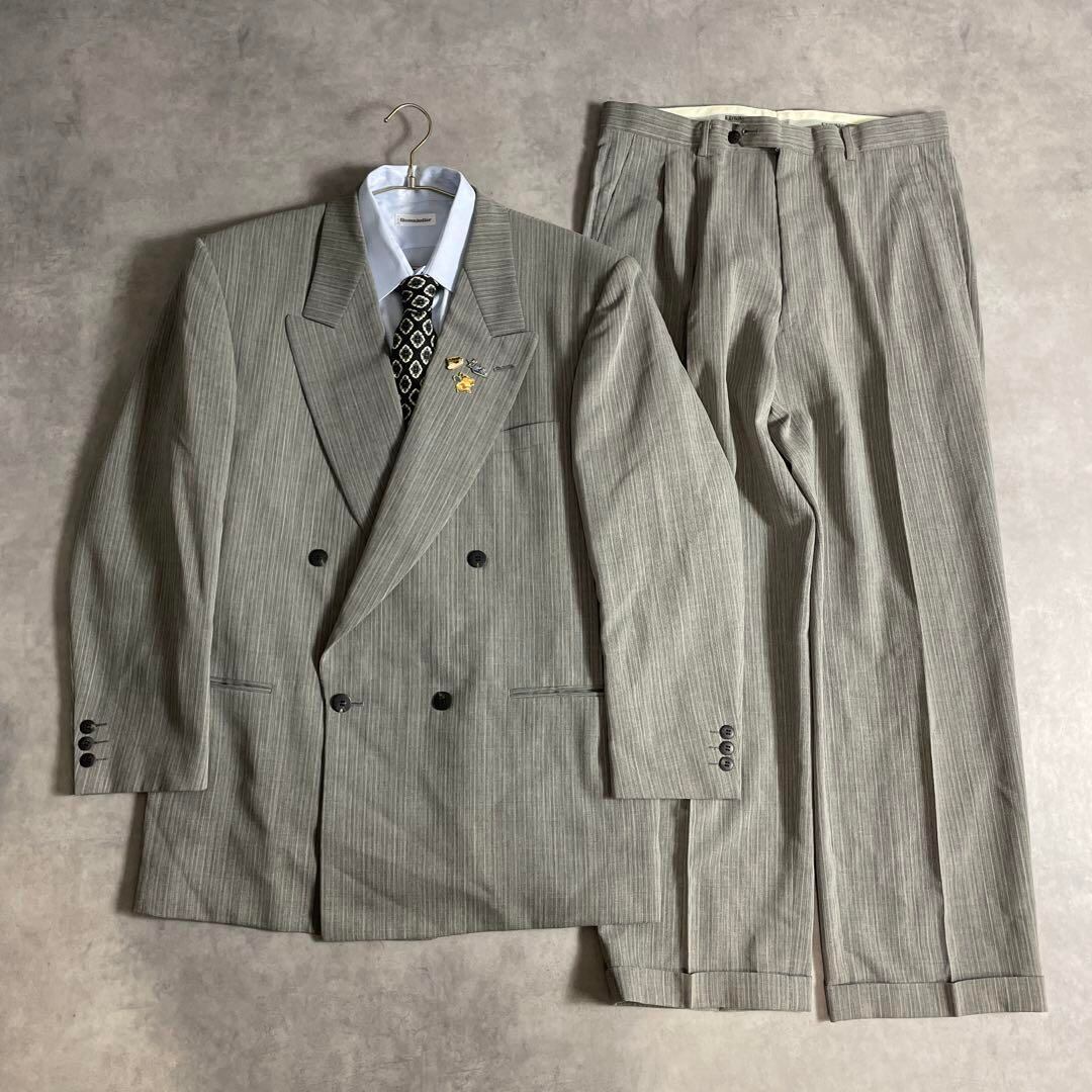 90s vintage スーツ ダブル セットアップ ピンズvol.70 レトロ