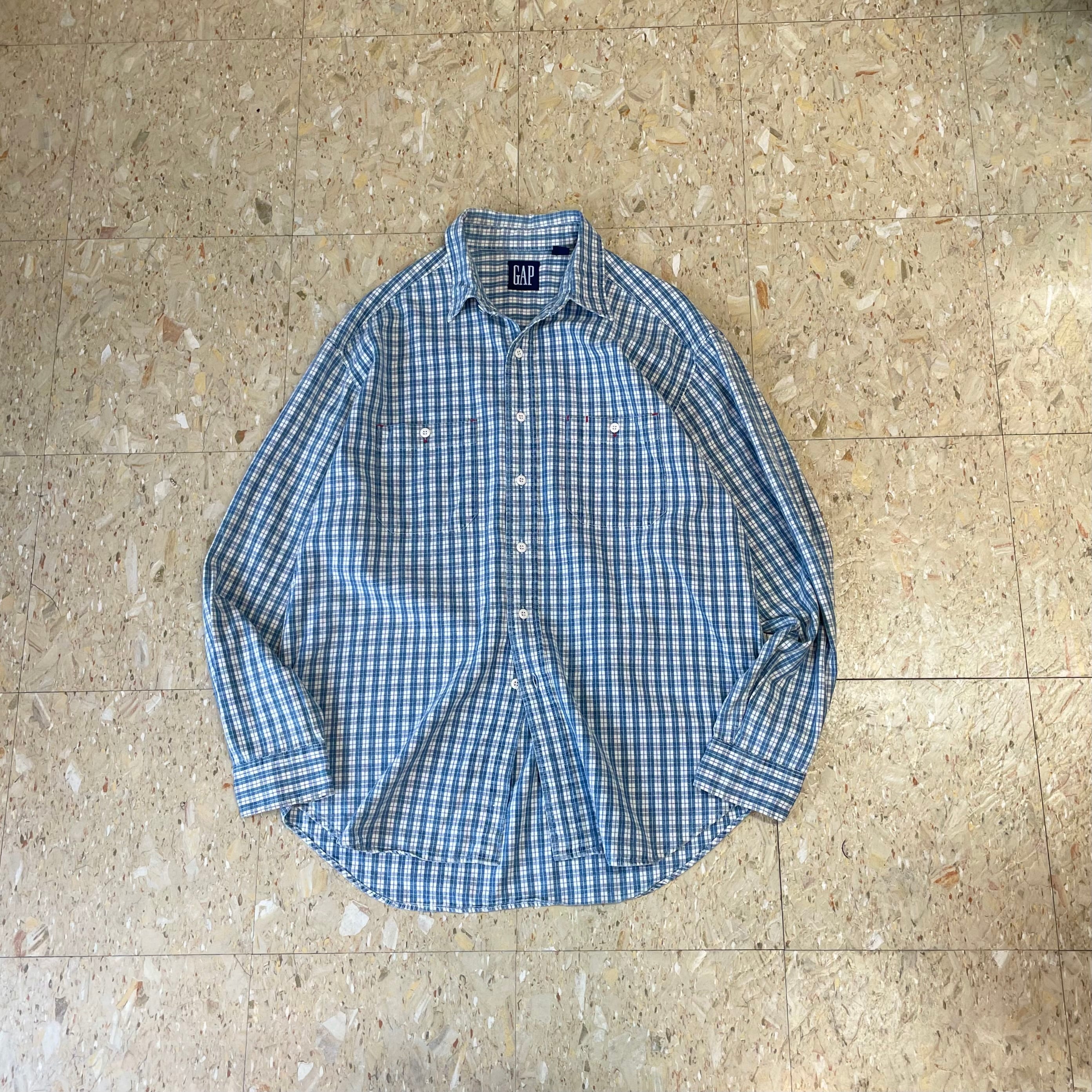 90s 【 GAP 】 オールドギャップ コットン アノラック パーカー 紺タグ