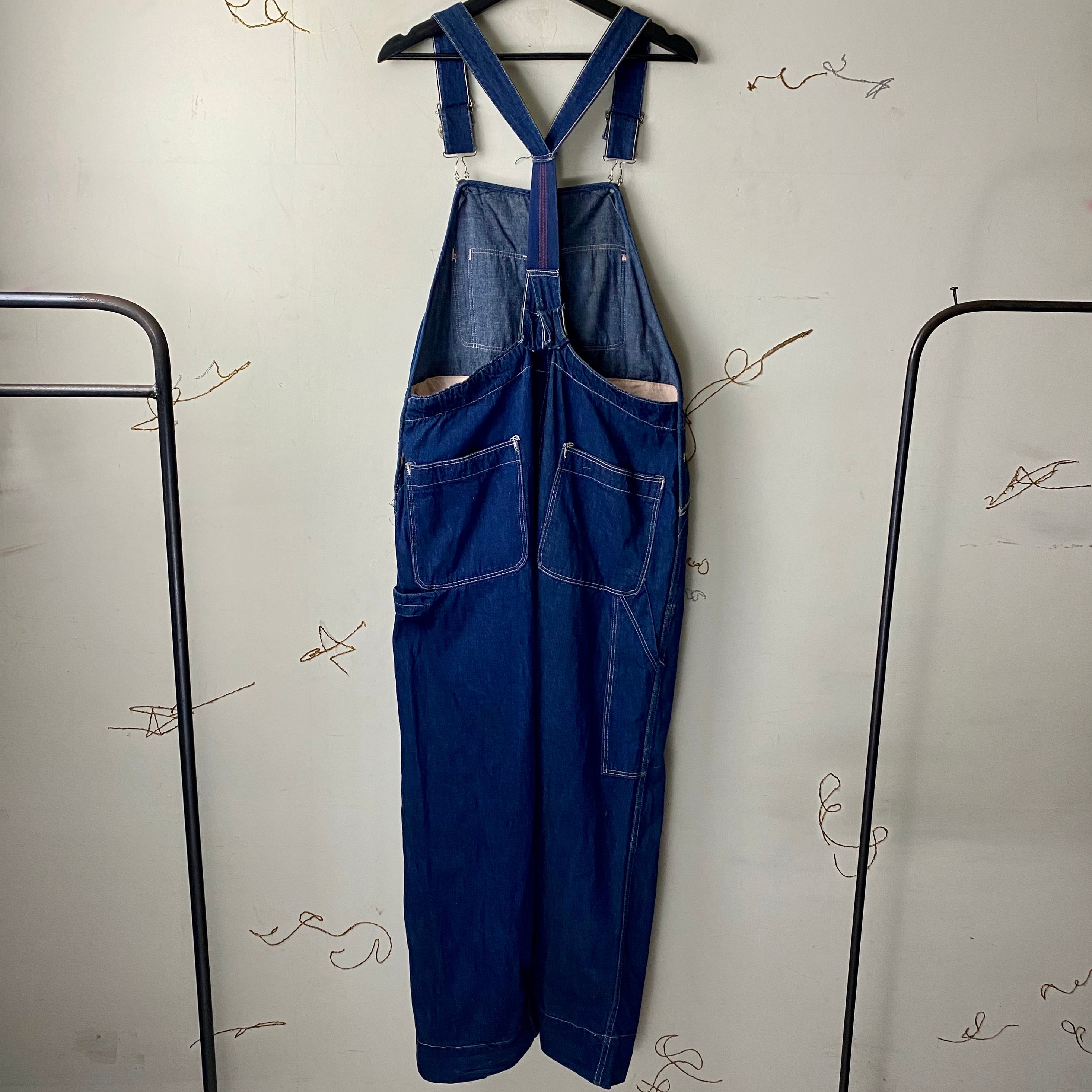 vintage 1940's IT'S JP denim overalls | NOIR ONLINE