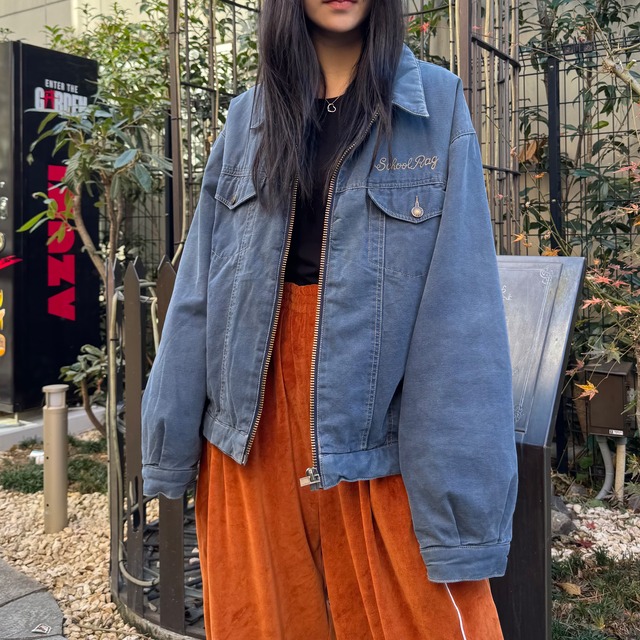 -School Rag- Euro quilting lining cotton jacket