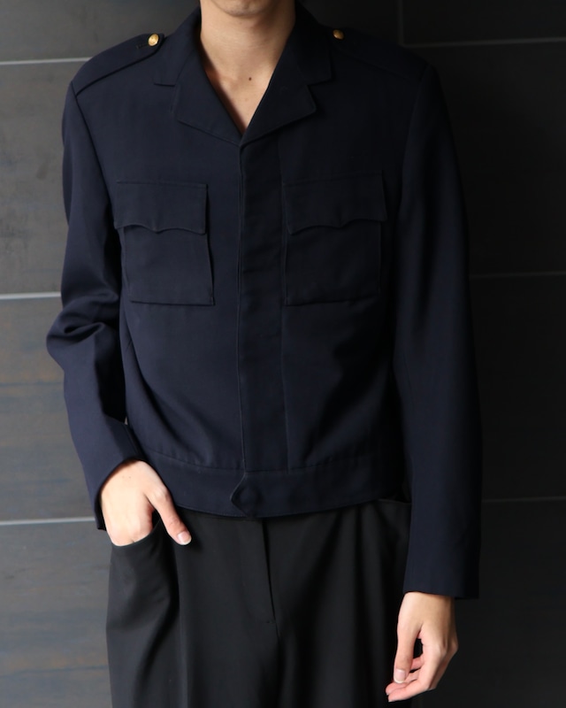 Epaulette design short jacket