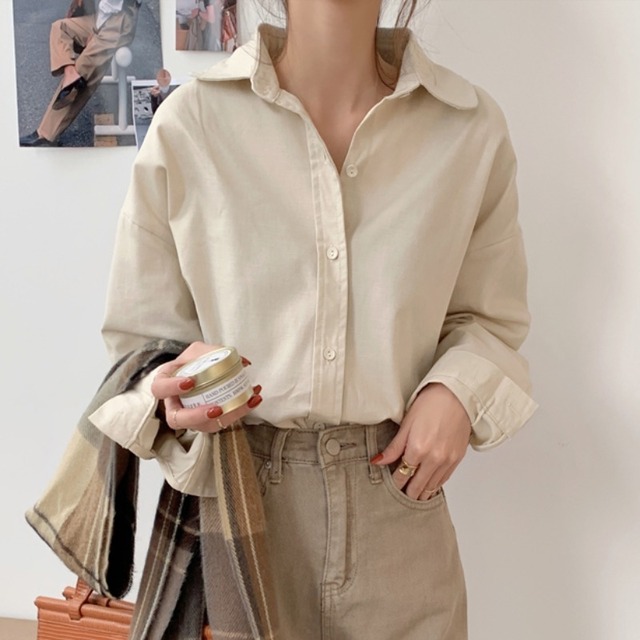 ルーズシャツ オータムウィンタースタイルスタンダードジャケット ロング レトロ 秋物 冬物 YY-ファッション32794339834