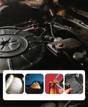 多機能 ミニ懐中電灯 強力な磁気吸収 ポータブル 高輝度 キャンプ 7モード照明 軽量 栓抜き アウトドア 急速充電 w5130