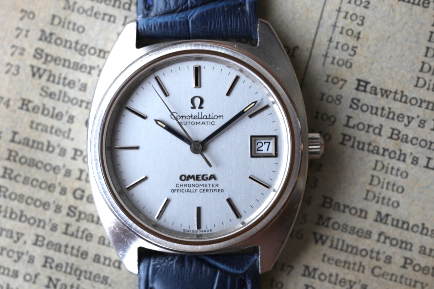 オメガ　コンステレーション　Cライン　自動巻き腕時計
