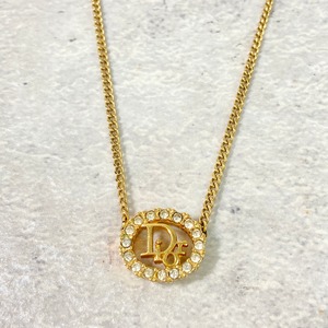 Christian Dior ディオール カラーストーン ネックレス ゴールド アクセサリー 5559-202204