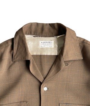 Vintage 50-60s Rayon loop collar shirt -Arrow- | BEGGARS BANQUET公式通販サイト　 古着・ヴィンテージ