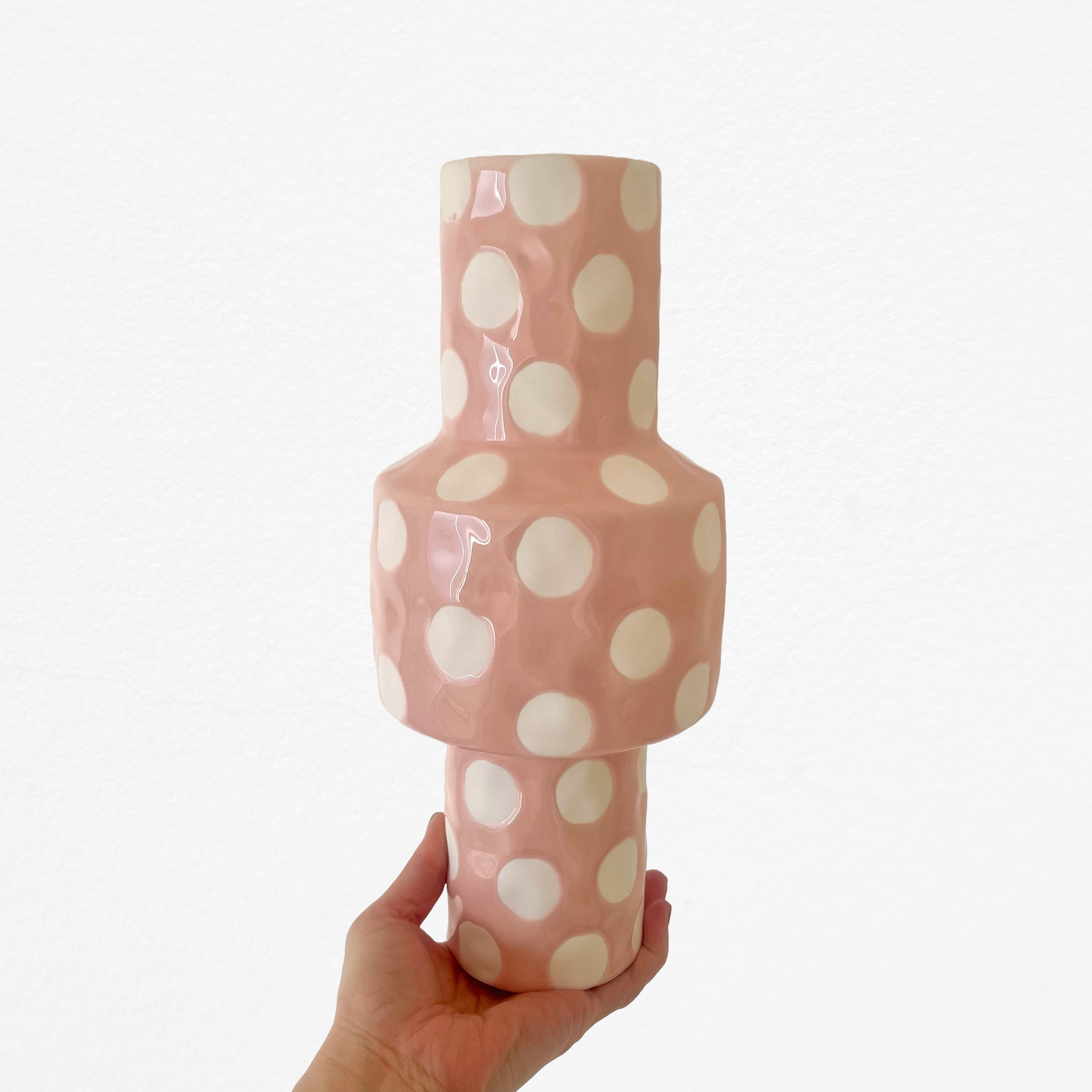 kare ポルカドットデザイン花瓶 kare ポルカドットデザイン花瓶