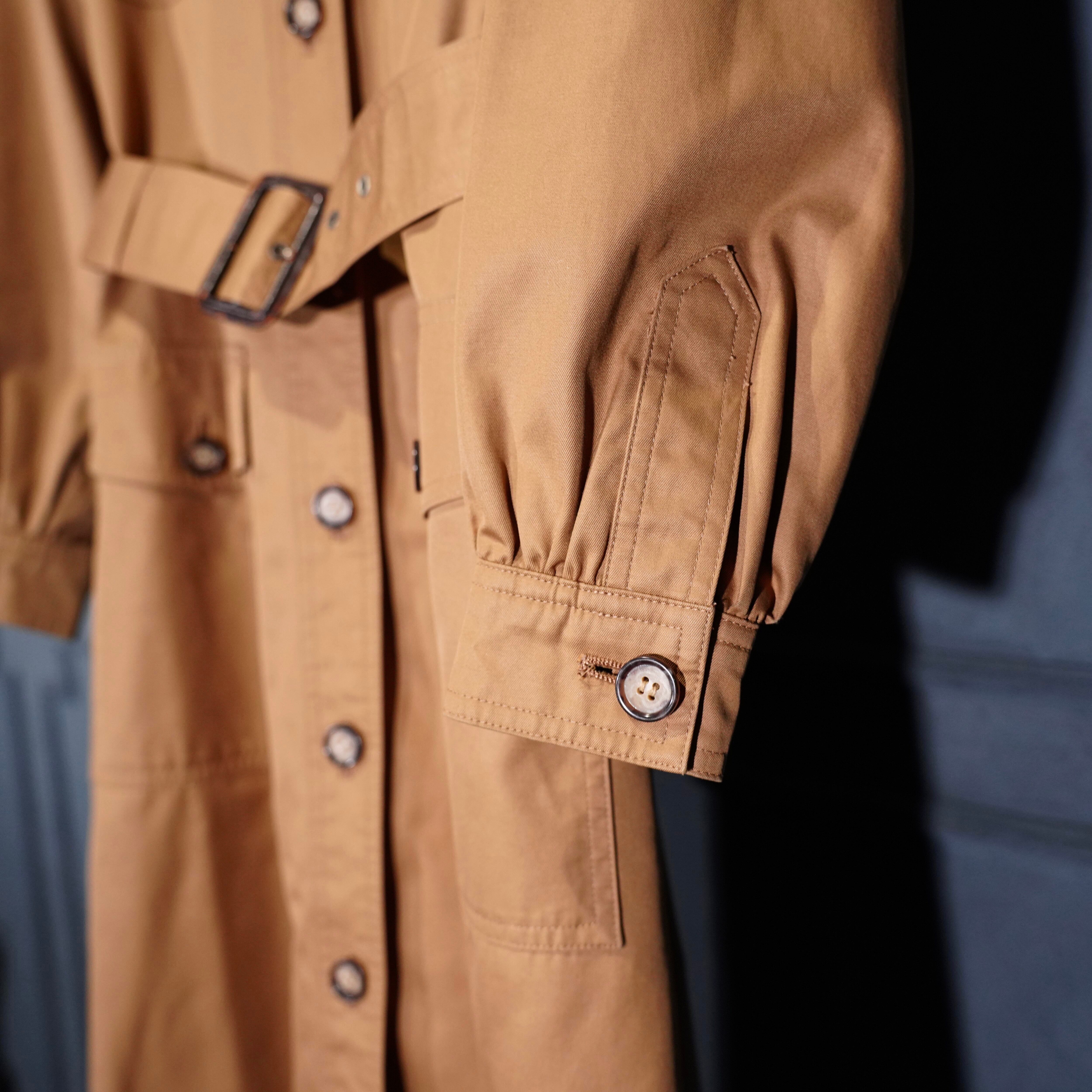 YVES SAINT LAURENT ONE PIECE LIKE BELTED COAT/イヴサンローラン