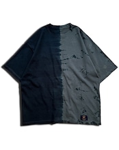 【数量限定販売】タイダイ藍染め半袖Tシャツ 深海