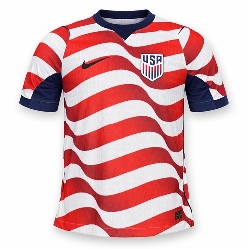 【お取り寄せ】アメリカ代表 2026 ホーム サッカーユニフォーム ネーム 背番号 カスタム可（プレイヤーバージョン）