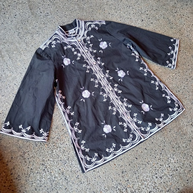 エスニック刺繍 ブラウス used [110026]