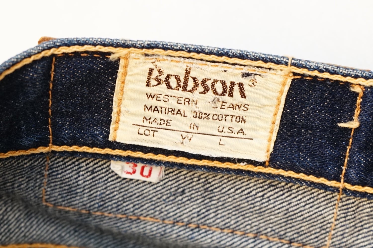 ボブソン BOBSON THE JEANS タグ付き ジーンズ デニム パンツ