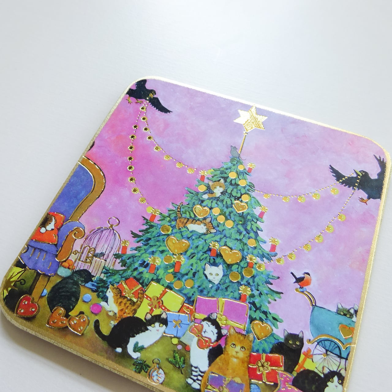 クリスマス コースター C-2502 クリスマスツリー Luka Basic