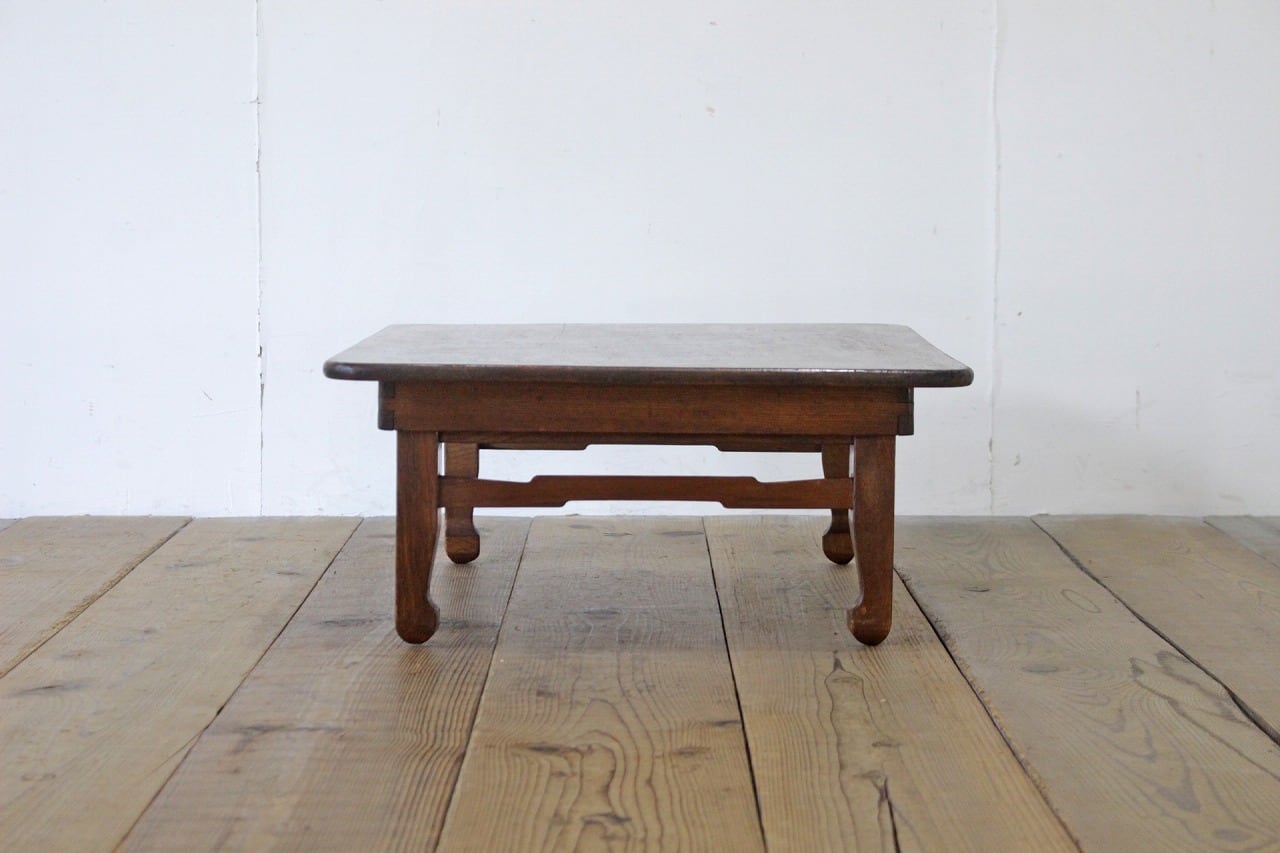 90✕54ちゃぶ台折りたたみアンティークテーブルウォールナット座卓机  