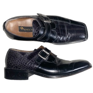 STACY ADAMS monk strap shoes