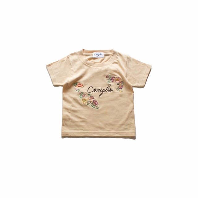 Coniglio 花フレームTシャツ （子供サイズ）