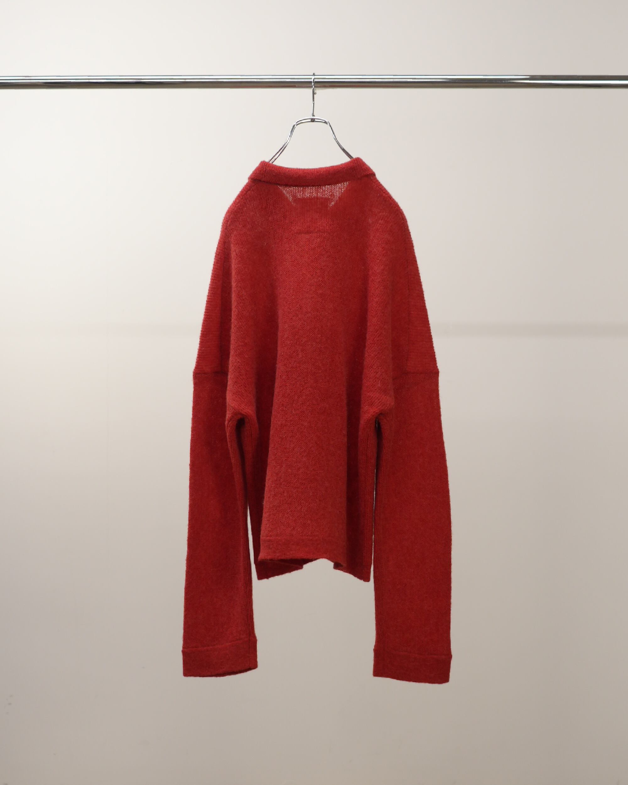 ANCELLM】 KIMONO KNIT SHIRT 