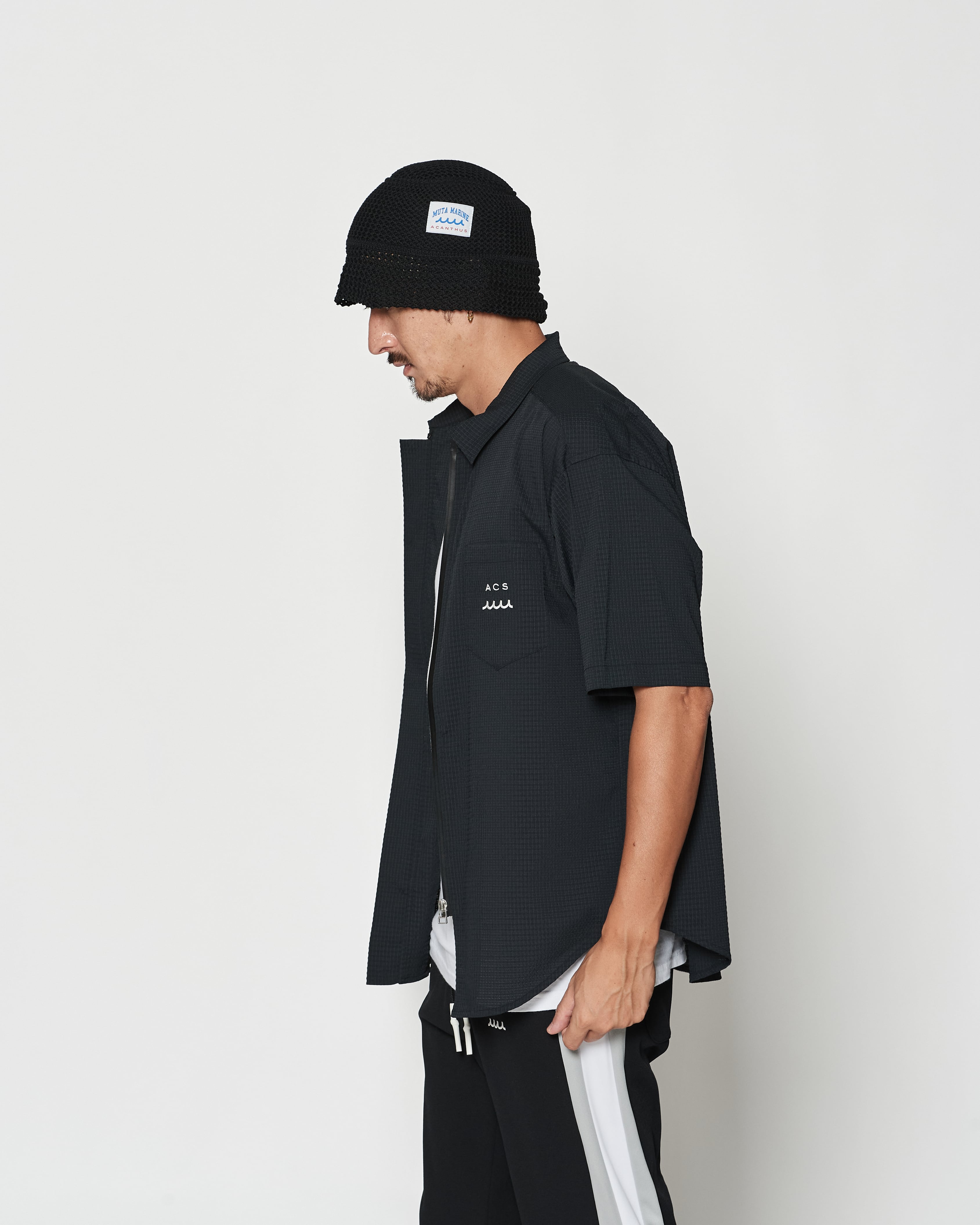muta MARINE × ACANTHUS ジップアップ 半袖シャツ | ACANTHUS ONLINE STORE