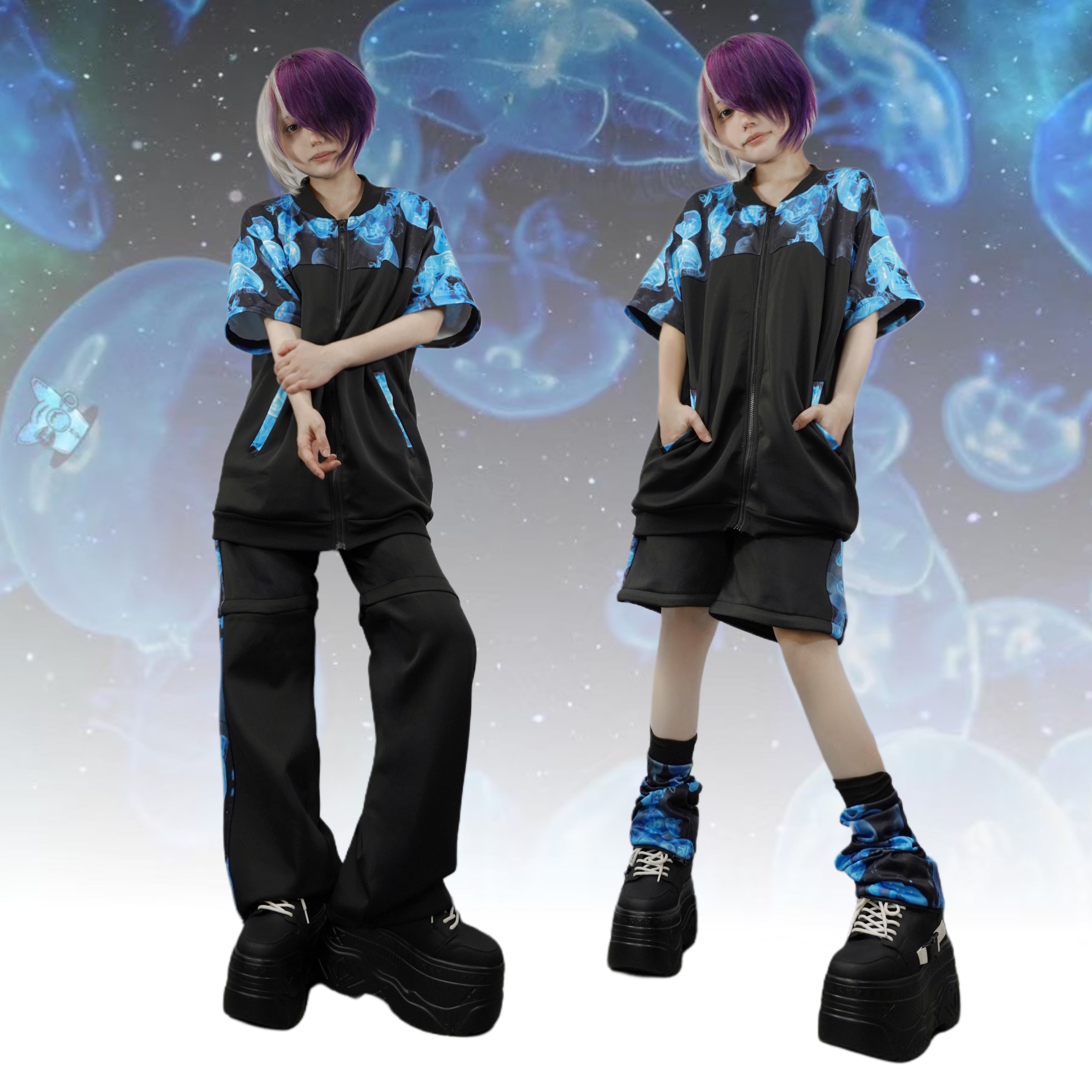 海月 海月DESIGN 2WAY ZIP OUTER | NIER CLOTHING