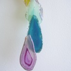 Rainbow Drops 06 - アゲートヒーリングチャイム / Agate Sun Catcher Wind Chime 240