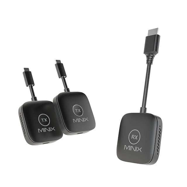 AIMIBO HDMI ワイヤレス 送受信機 hdmi 無線 HDMI+VGAポート50m安定