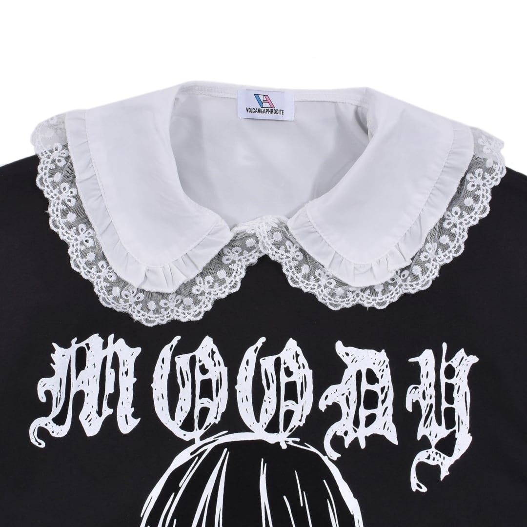 地雷コーデセット イラストtシャツ ふんわりブラウス Volcan Aphrodite 地雷コーデセット イラストtシャツ ふんわりブラウス Volcan Aphrodite