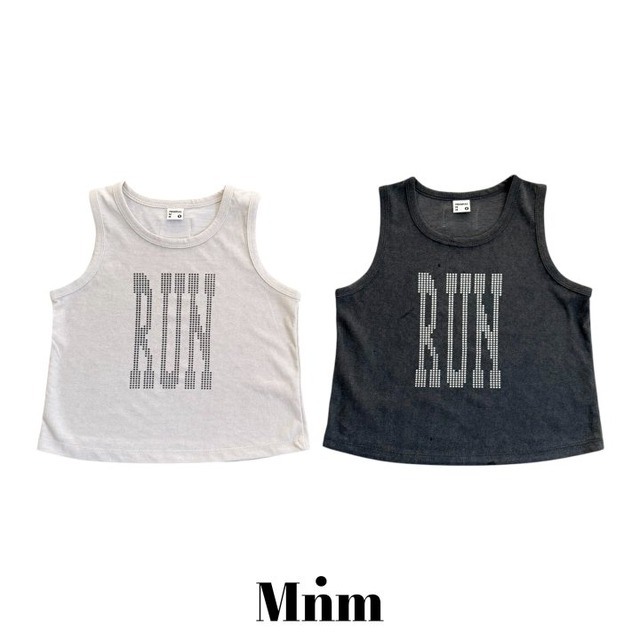 【取寄】minimal｜run sleeveless｜ランノースリーブ｜S-JM｜kids&jr｜26 summer