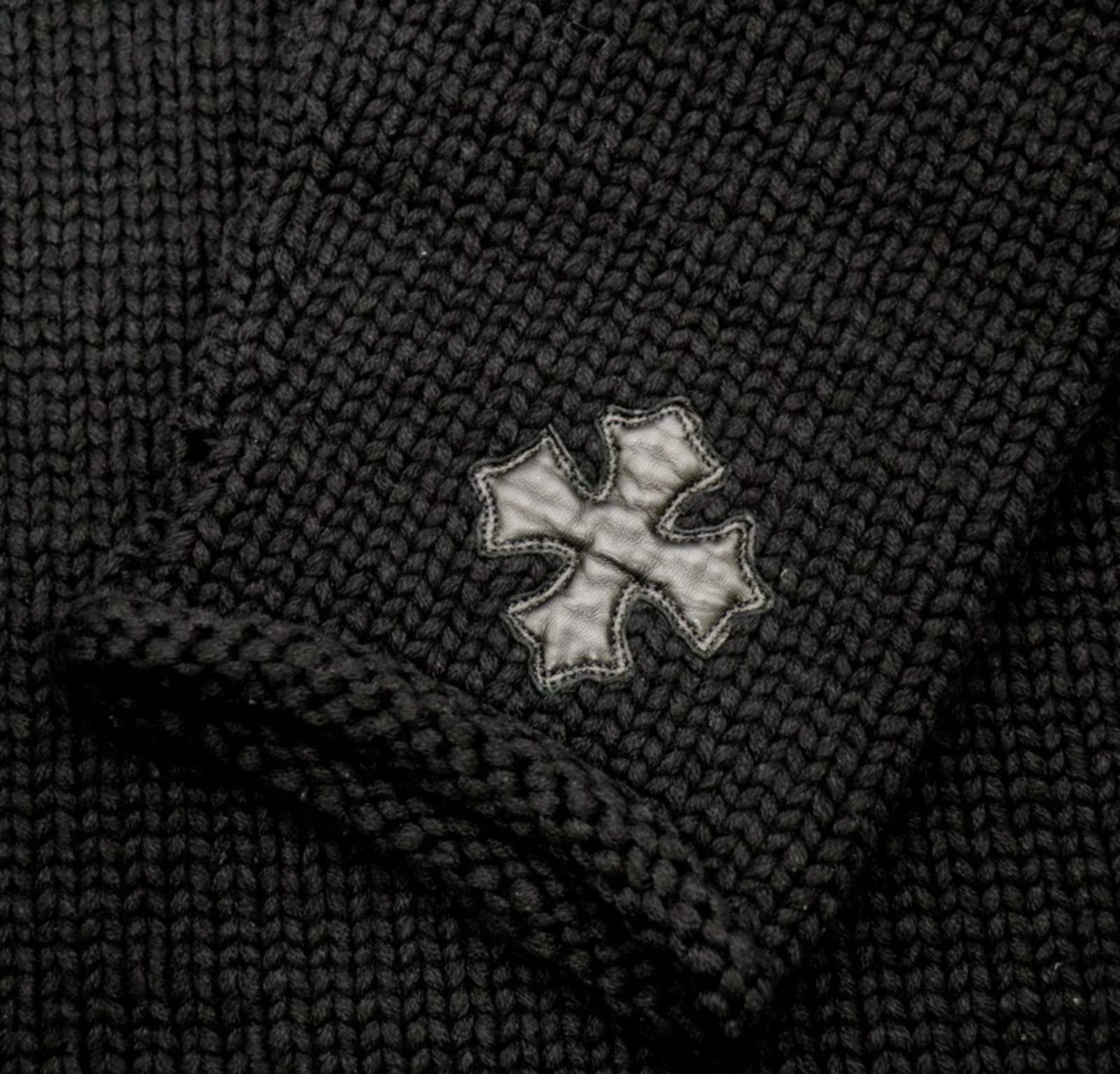 CHROME HEARTS クロムハーツ カシミヤ CHプラスパッチ スクロール