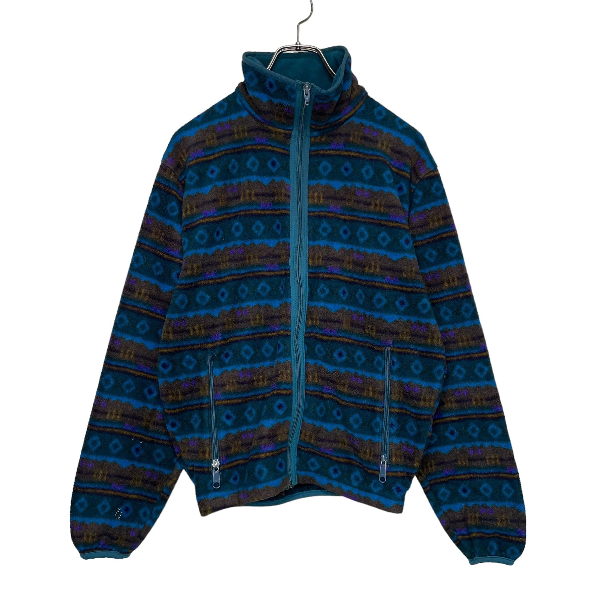 L.L.Bean フリースジャケット M 総柄 | 古着屋OLDGREEN