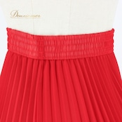 社交ダンス 衣装 スタンダード スカート レッスンウェア 女性用 レディース オールシーズン レッド系 プリーツ 赤 無地 シンプル 練習着 プリーツスカート フレアスカート ダンスウェア おしゃれ トレーニング 体型カバー 軽量 動きやすい おすすめ サイズフリー 通気性 最適 かわいい レディースファッション