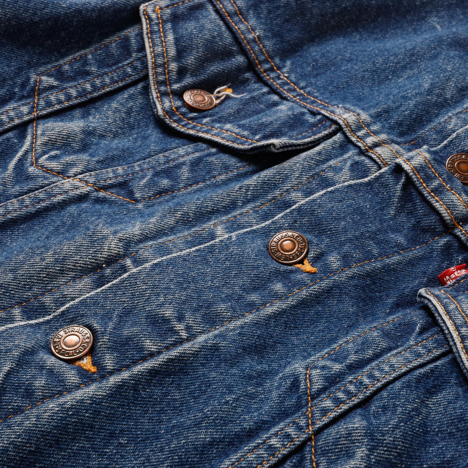 濃紺】90s Levis 70506 0216 Denim jacket size42 about size L ／ 90