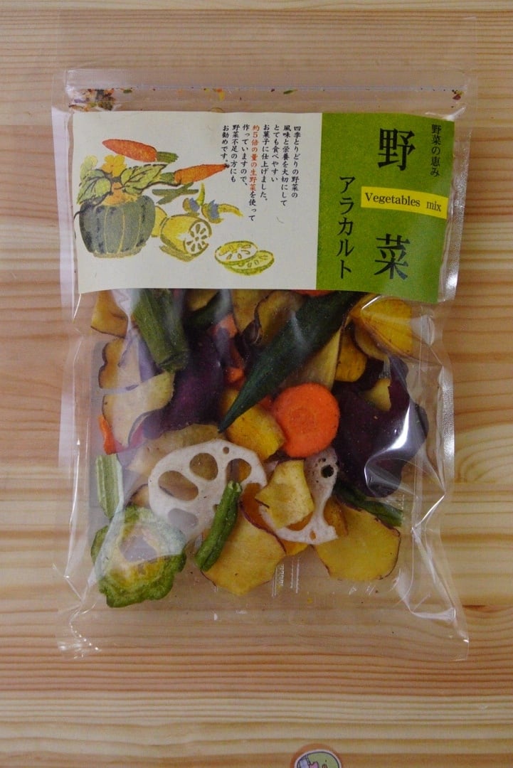 【中古】 野菜のお菓子果物のお菓子 野菜チップス(徳永製菓：広島)70g | tsurogi