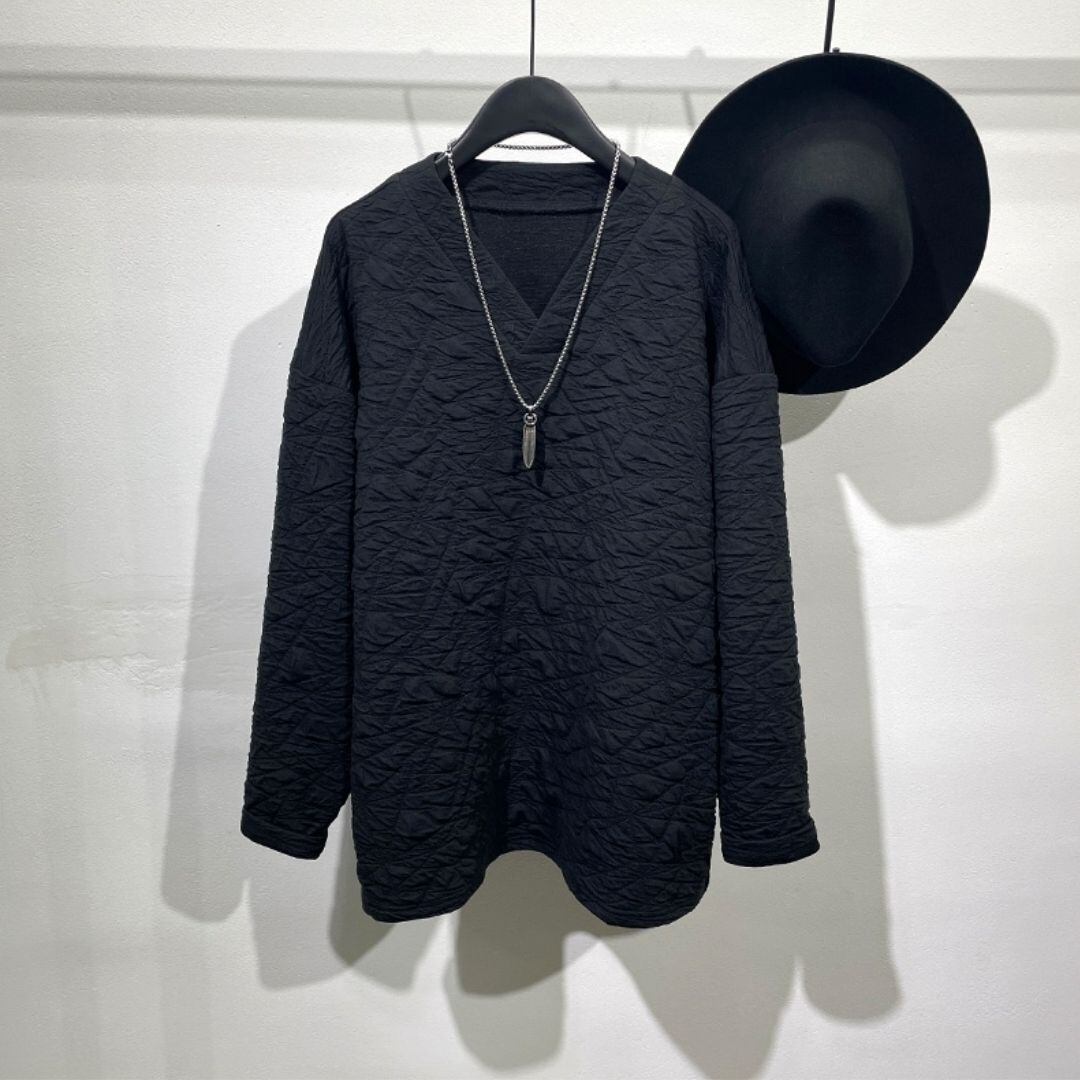 V-Neck Long Sleeve T-Shirt