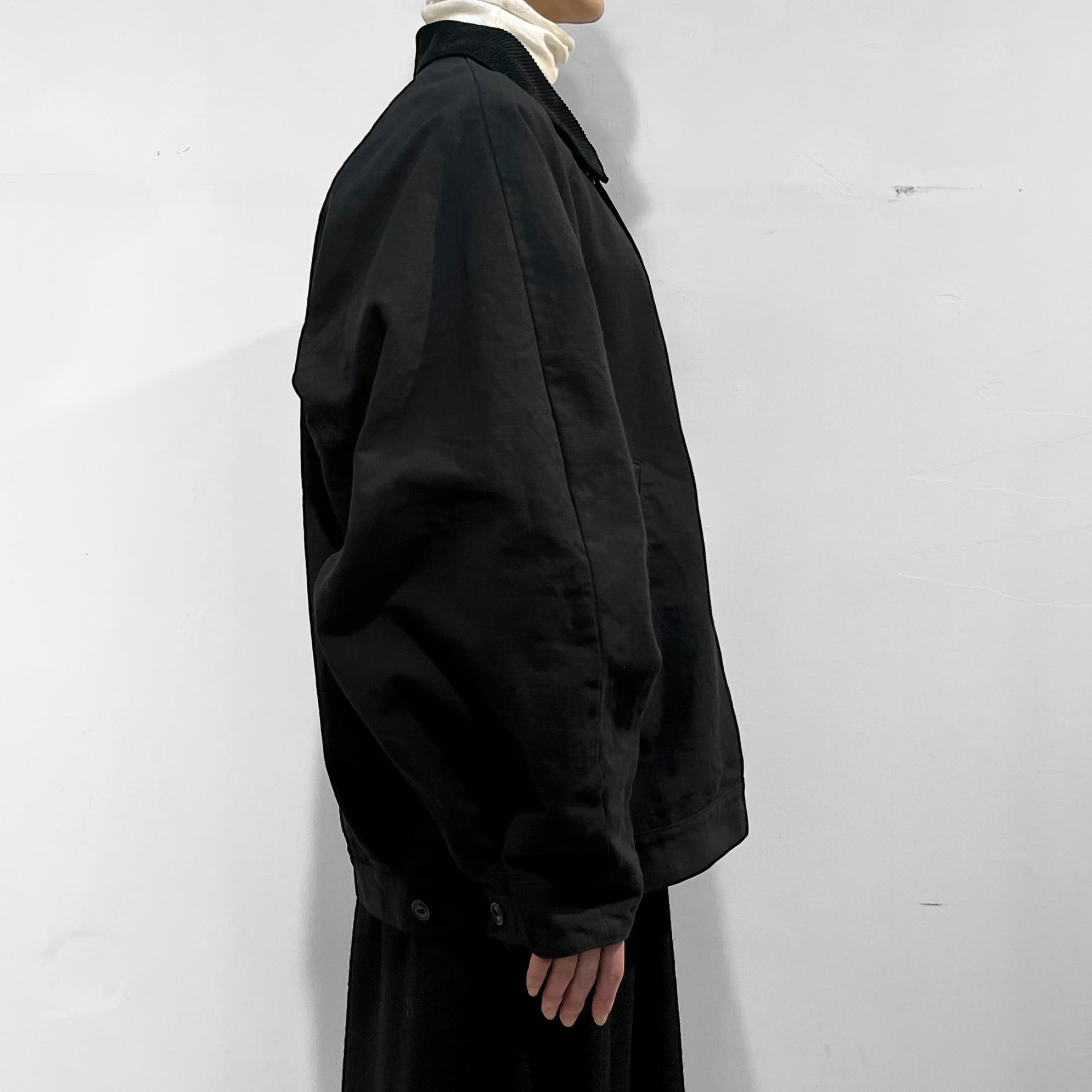 【美品】VOAAOV ヴォアーブ ダブル ジャケット ブラック VOAAOV【ヴォアーブ】DOUBLE FACE GARMENT DYE OVERSIZED JACKET | store a