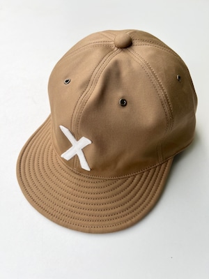 All handmade “X”cap BEIGE